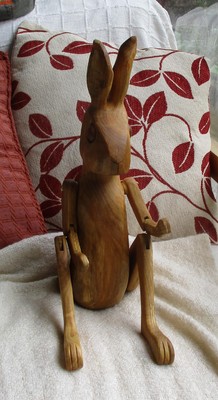 wooden hare